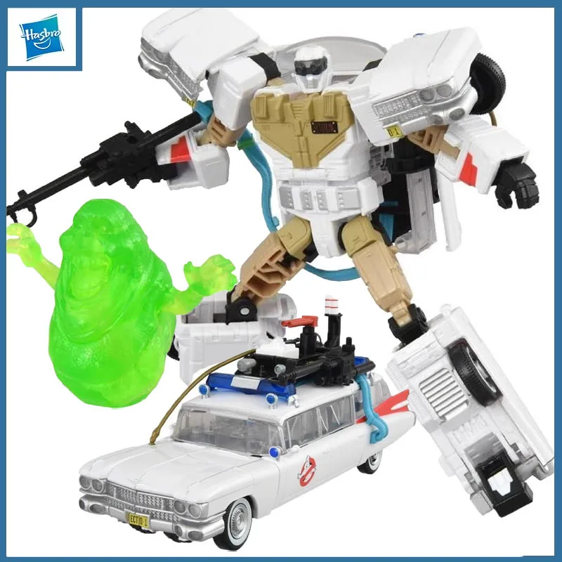 

Genuine Transformers Ghostbusters Ghost Catcher Ecto-1 Action Figure Toys for Boys Kids Gift Collectible Model Ornaments