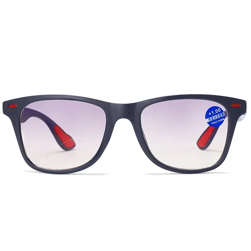 1.0 To4.0 Version Reinforced Mirror Legs Far Sighted Glasses Progressive Dual Light Reading Style Anti Blue Light Unisex image 6