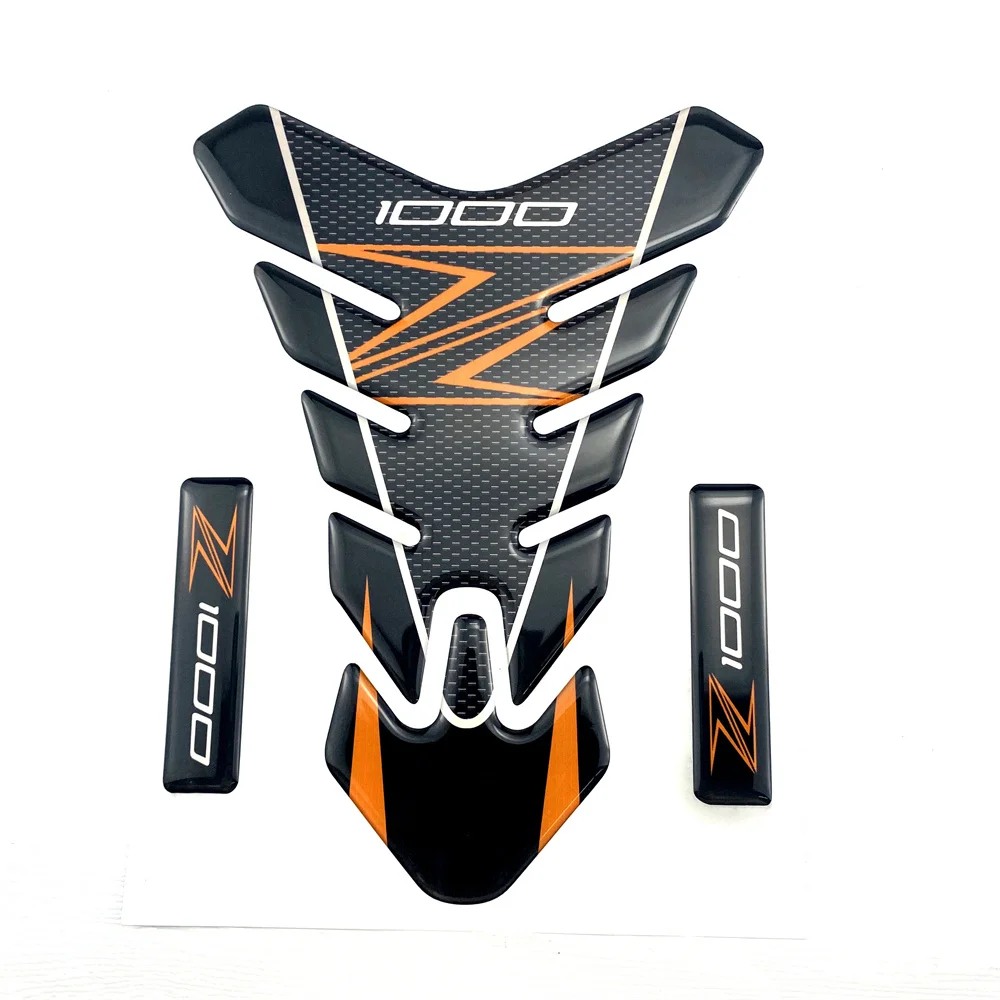 For Kawasaki Z1000 3D Three-dimensional Sticker Motorcycle Fuel Tank Pad Protection Sticker z1000 Decal Sticker 2014 to 2020