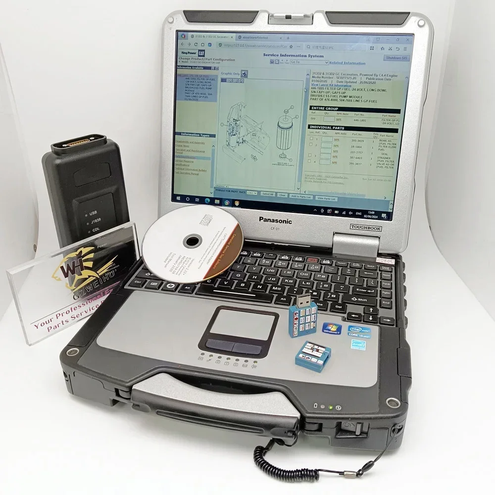 

Cat et4 538-5051 478-0235 diagnostic tool et4 for caterpillar