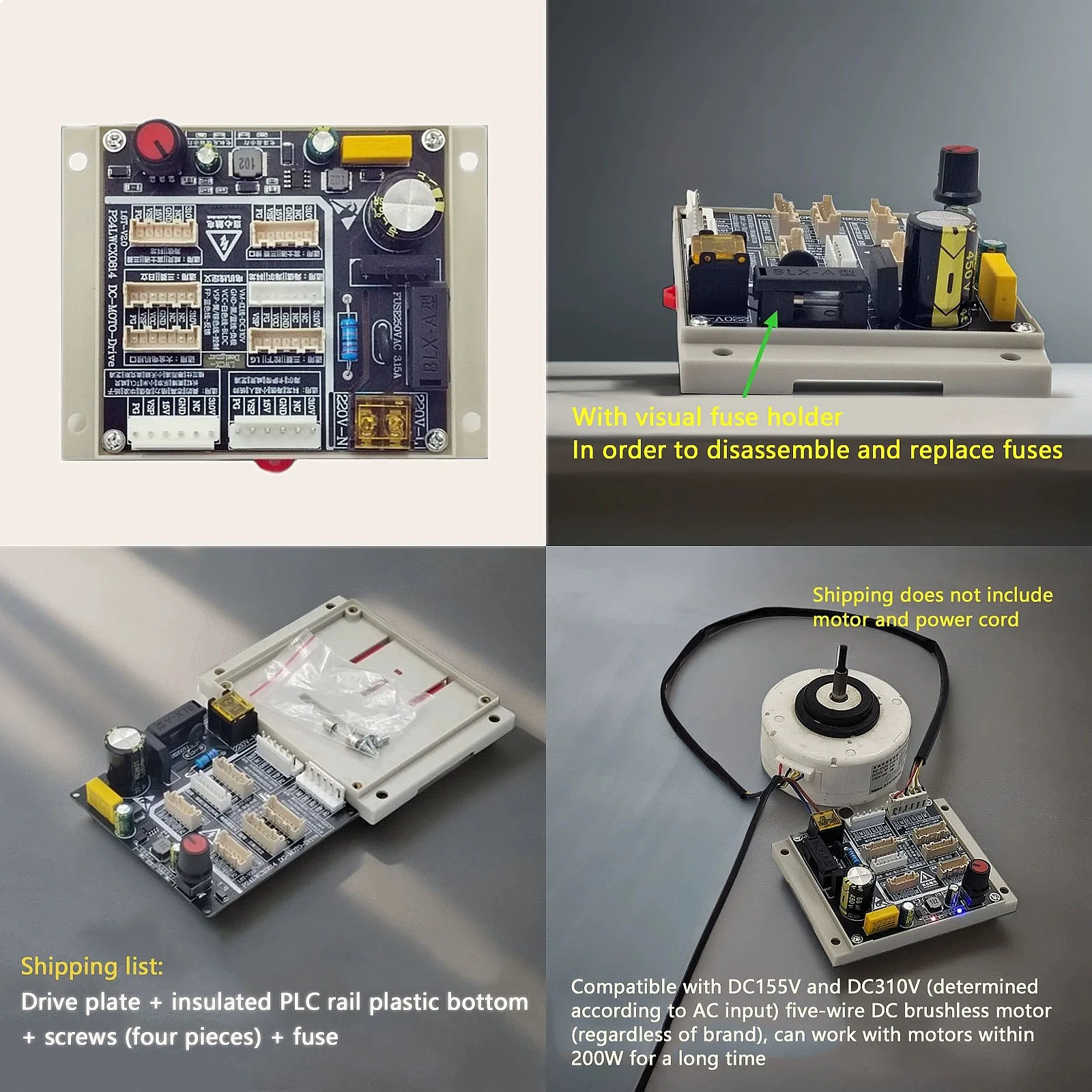 

Air Conditioning 5-Wire DC Brushless Fan Motor Detector Drive Board Tester