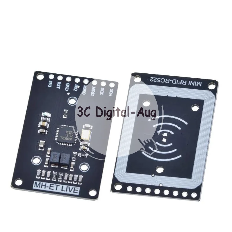 Mini RC522 RFID Module Stable Performance 13.56MHz 3.3V SPI IC Reader Writer for Gate Access Control