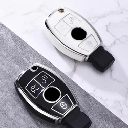 Miękkie etui z TPU na kluczyk samochodowy do Mercedes Benz A B C E Class GLS GLA GLK GLC CLS CLA AMG W204 W205 W212 W463 W176