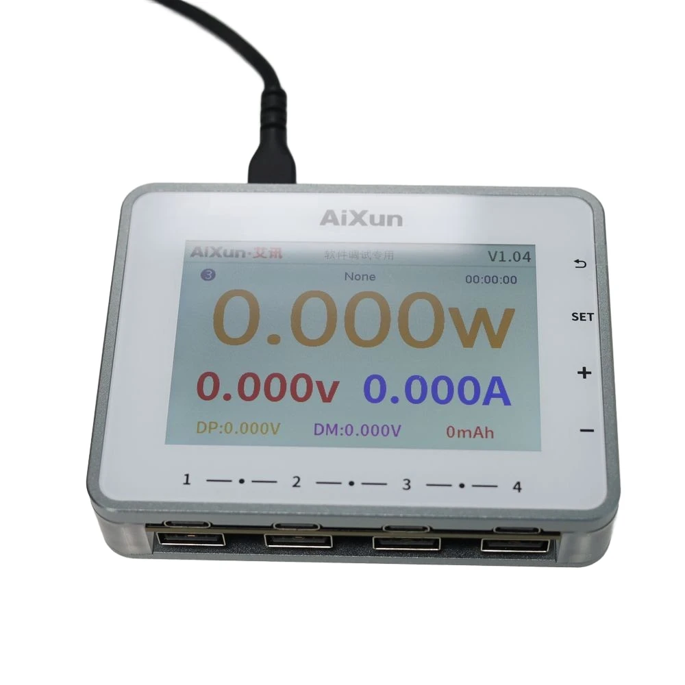 

AIXUN PF26 8-портовое USB-зарядное устройство, 65 Вт, макс. PD/QC/PPS, концентратор для быстрой зарядки с IPS-экраном для iPhone 15/Samsung/MacBook