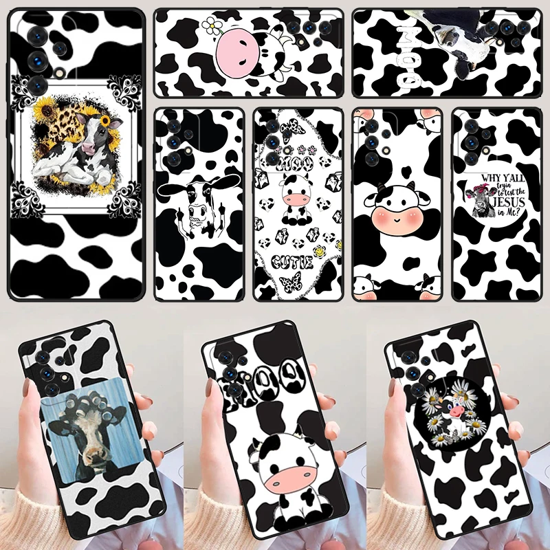 Dairy Cattle Cow Speckle For Samsung Galaxy A52 A72 A73 A20e A21S A50 A70 A11 A12 A42 A31 A40 A51 A71 A32 A80 Phone Case Cover