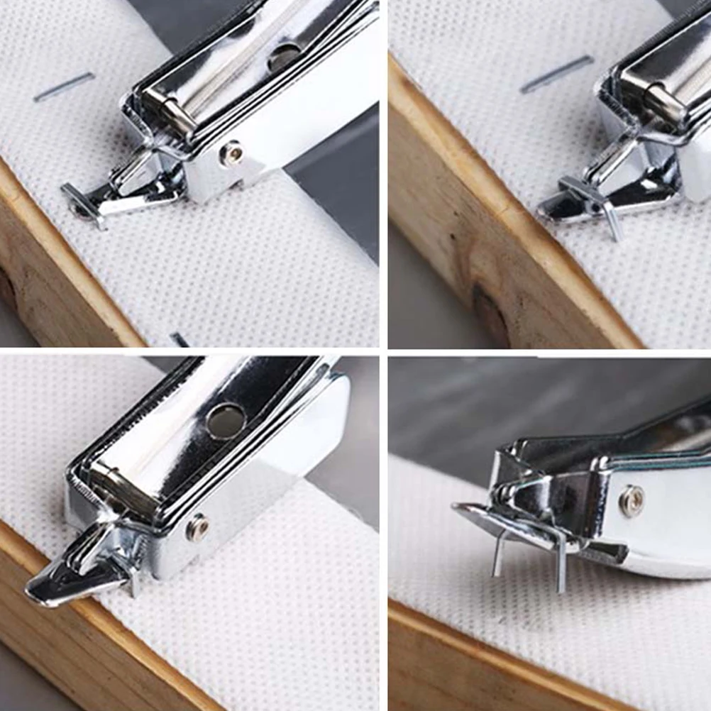 

2Pcs Professional Nail Puller Tool Durable Metal Plastic Handled for Industrial Use Woodworking Staple Remover