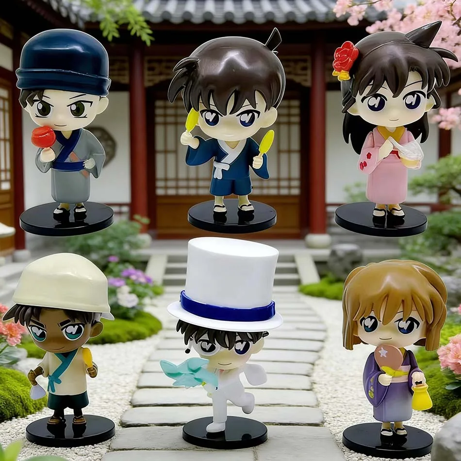 Venda quente anime detetive conan figuraasha escocês shinichi kudo tooru amuro masumi sera brinquedos kawaii pvc modelo boneca ornamentos