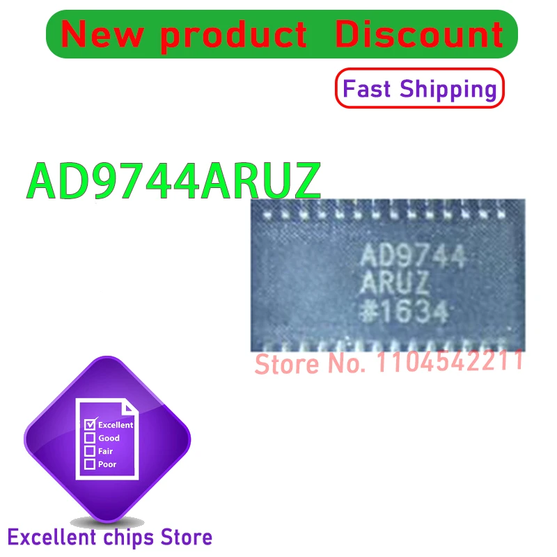 

2 шт./лот AD9744ARUZ AD9744ARU AD9744 AD9744ARUZ-REEL TSSOP28 новый оригинальный