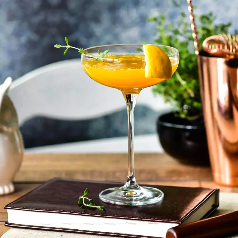 

Crystal Glass Household Butterfly Champagne Bar Mixer Martini Cocktail Glass