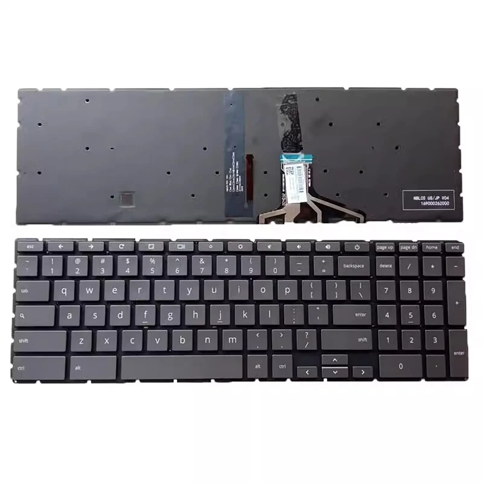 US layout for HP chromebook 15-DE Google Notebook backlit keyboard