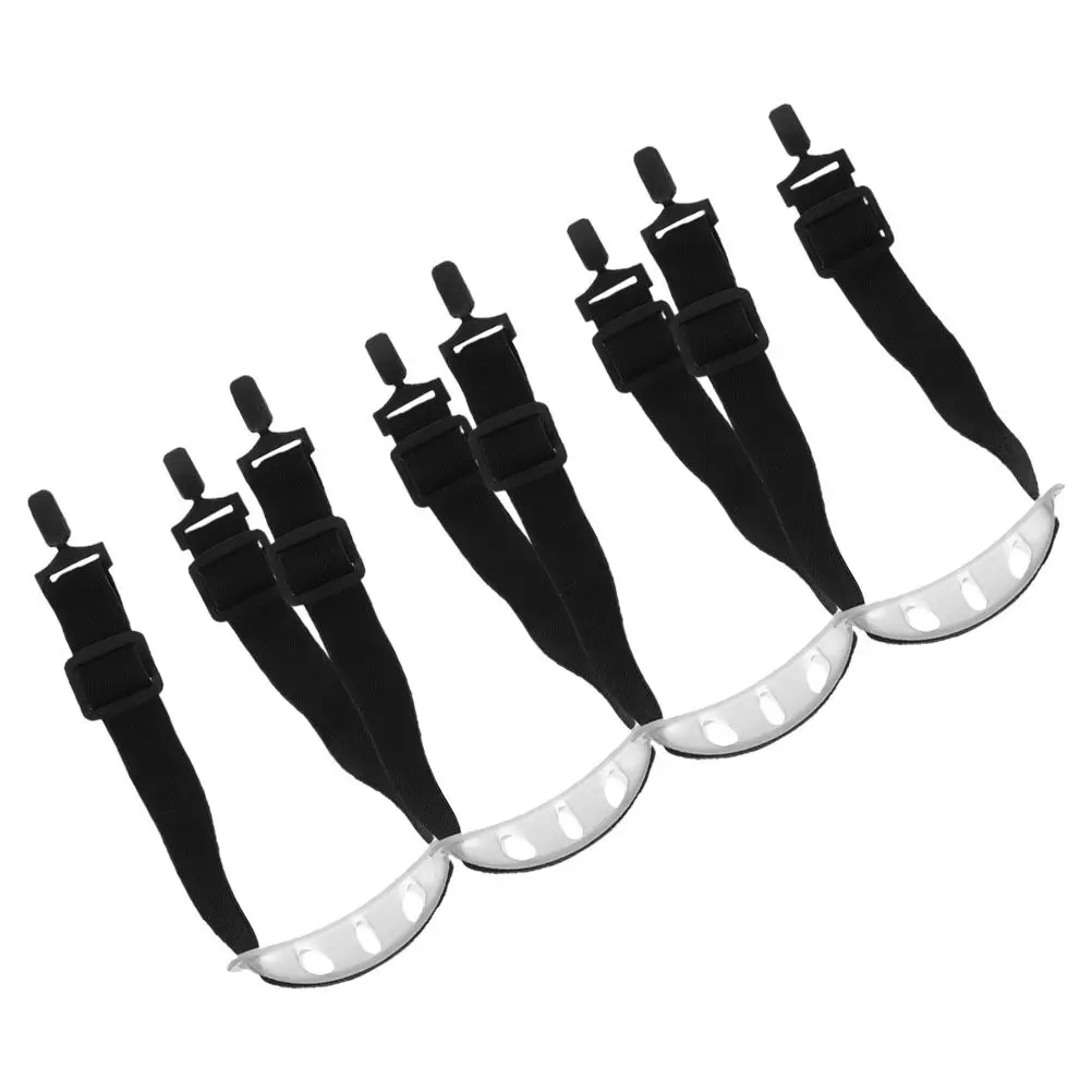 

4Pcs Universal Hard Hat Chin Strap Elastic Adjustable Chin Cup Outdoor Safety Guard Windproof Hardhat Accessories for Men Women