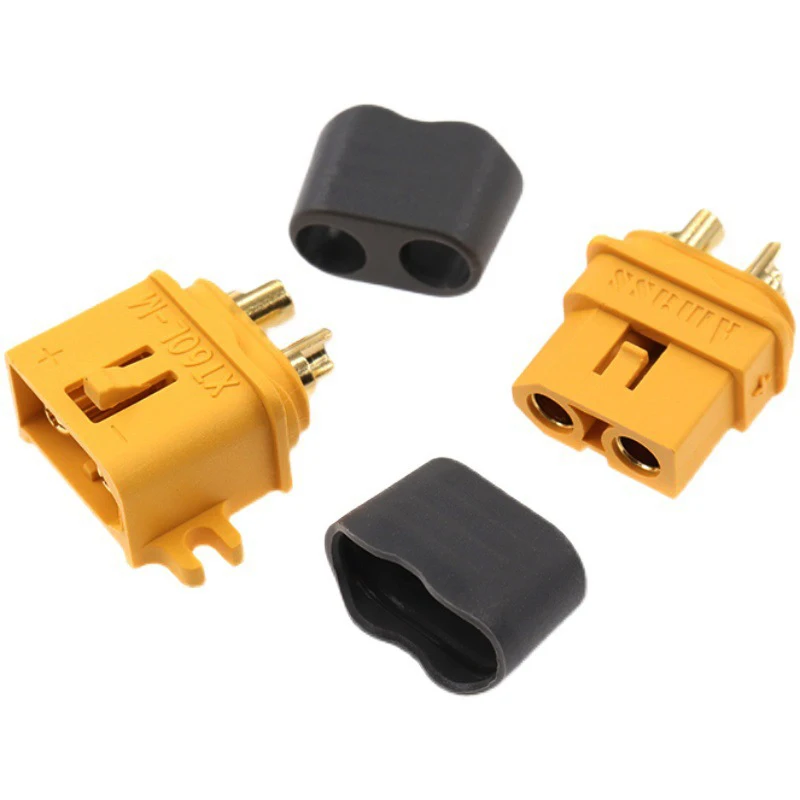 1PCS  XT60L XT60L-F/M Connectors plugs With Sheath Housing Male & Female spare parts 12AWG for DIY RC Models Battery image 4