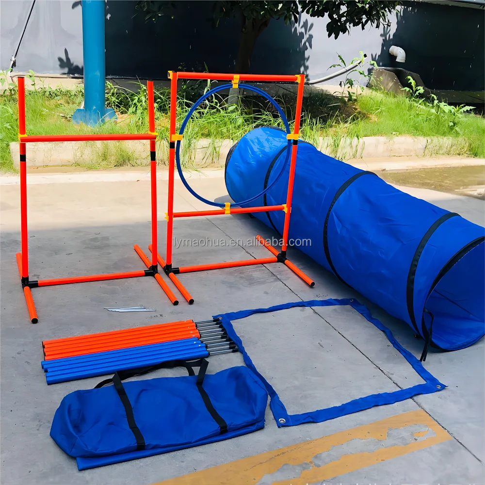 

Dog Agility Wing Jump Hurdle Bar Pet Jump Wing Backyard Competitive Dog Agility Training Kit Obstacle Course Equipment