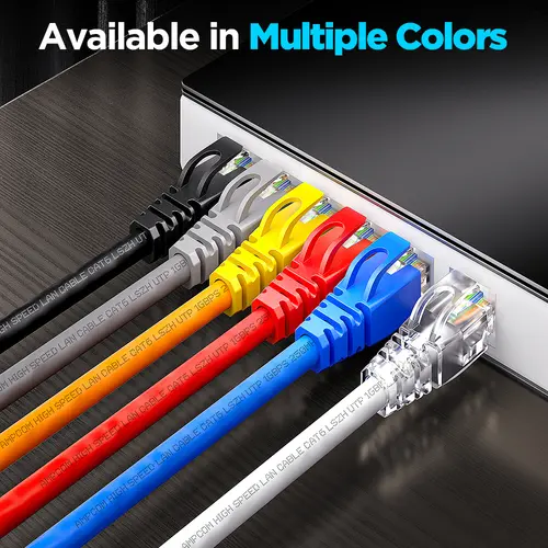 AMPCOM RJ45 Ethernet Network Cable Strain Relief Boots Cable Connector Plug Covers for CAT8 CAT7 CAT6A CAT6 CAT5E CAT5 - Image 6