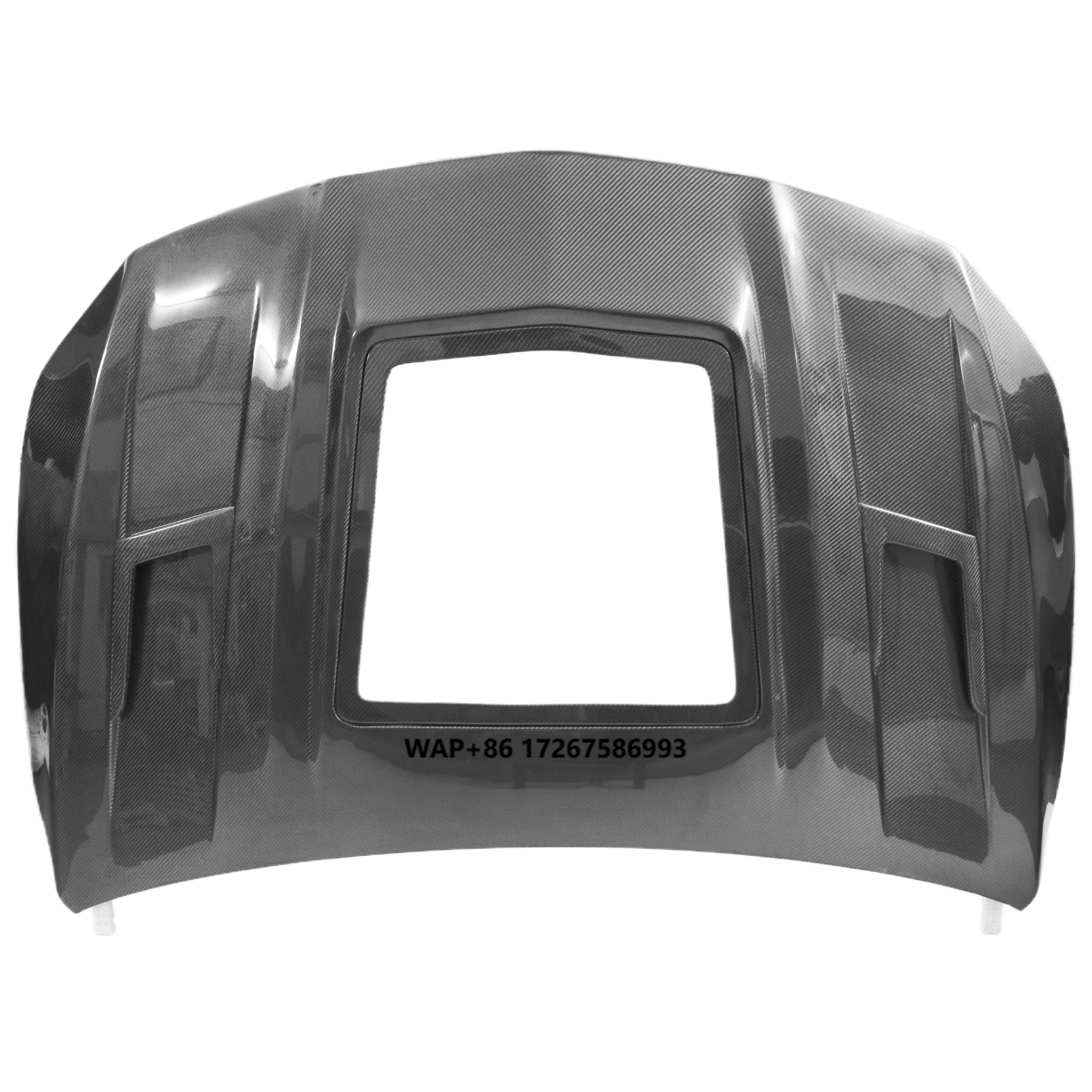 For CLA W117 Retrofit Auto Parts Engine Cover Perfect Fit Body Kits NEW Transparent Style Carbon Fiber Engine Hood