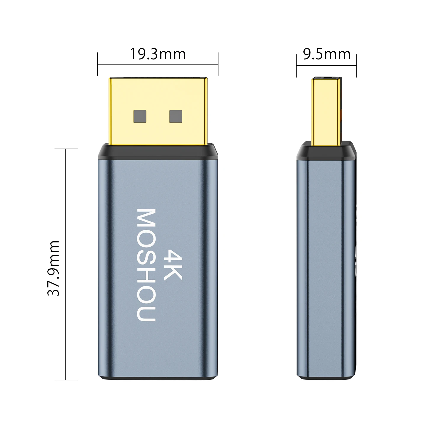 MOSHOU Displayport do HDMI Adapter DP PC do Monitor HDMI 4K @ 30 DP do HDTV męski na żeński jednokierunkowy konwerter