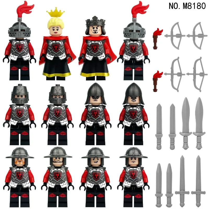 

Medieval minifigures M8180 scorpion country soldiers children assemble small particles building block toys cross-border wholesal