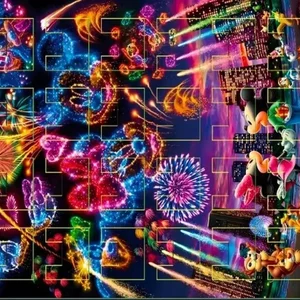 Disney - Noel'e Geliş Takvimi olan Takı Kendin Yap Bilezik Yapımı Seti, Kör Kutu, Noel'e 24 Gün Geri Sayım,, Nokta,, Mickey,, Buna Satışlarda ilk 10 kasa ve mickey-no. 7