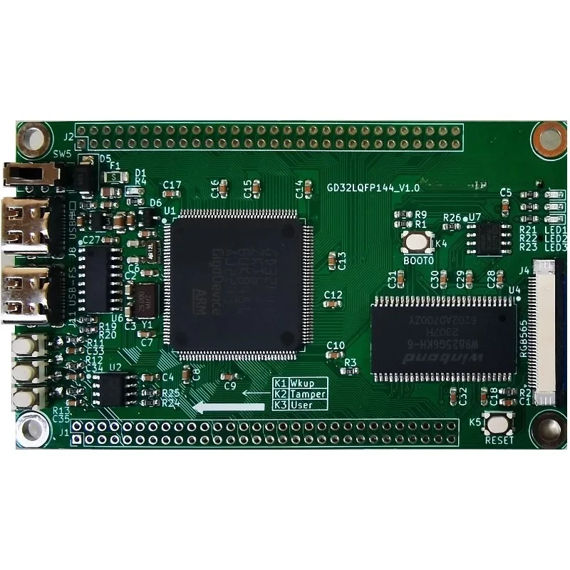 GD32F527ZMT7 Core Board Cortex-M33 200MHz MCU Development Board For Industrial IoT Development