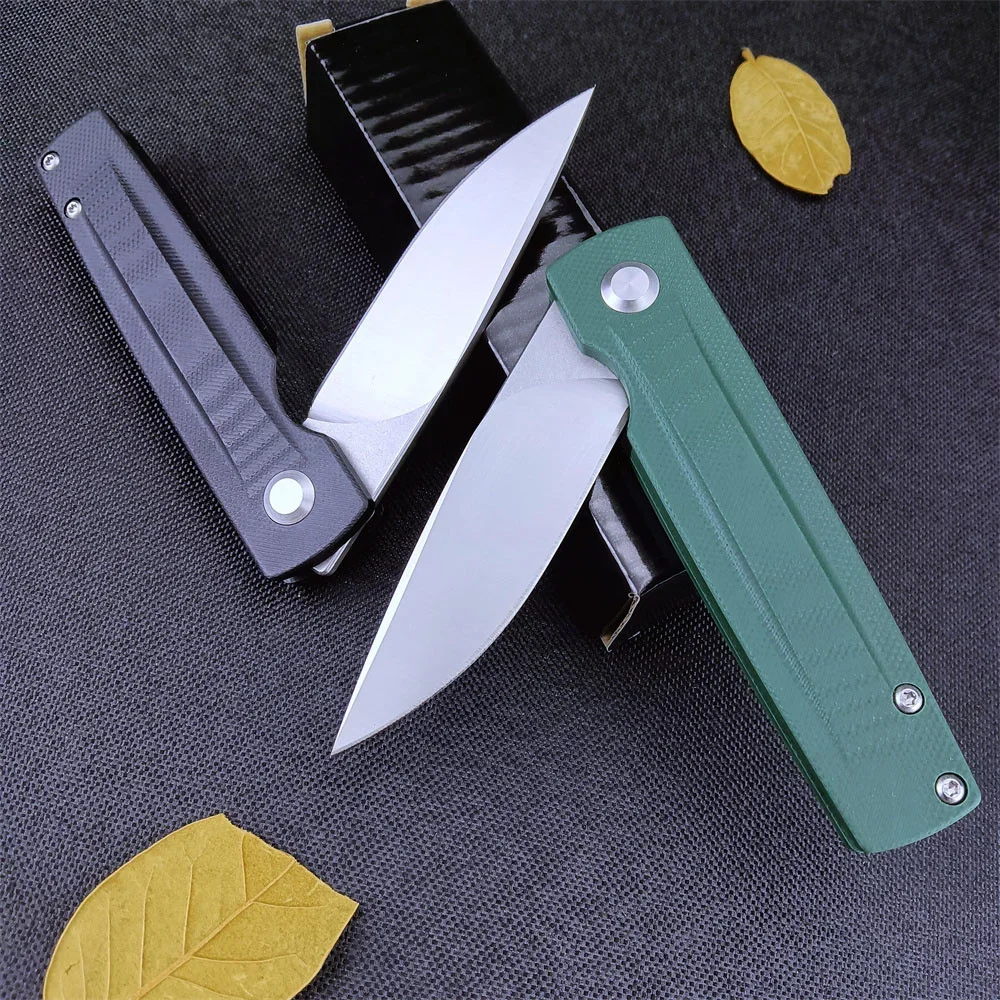 

Folding Pocket Knife G10 Handle Fishing Cutting Military Outdoor Survival Tactical Hunting Knife Utility EDC Tools Gift