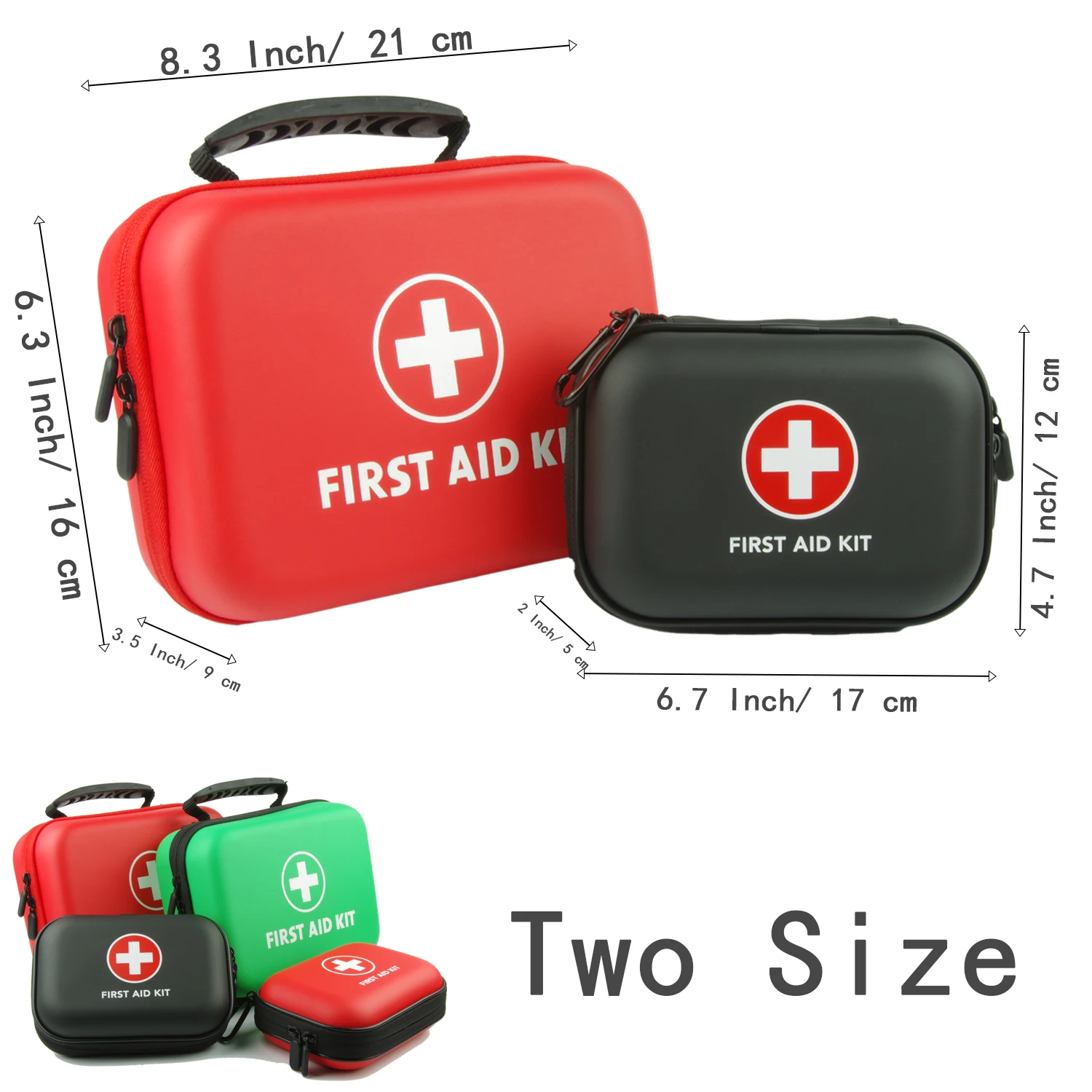 Waterproof PU First Aid Bag Empty for Outdoor Travel Car Home Emergency Survival Kit Household Camping Small Medical Box Travel