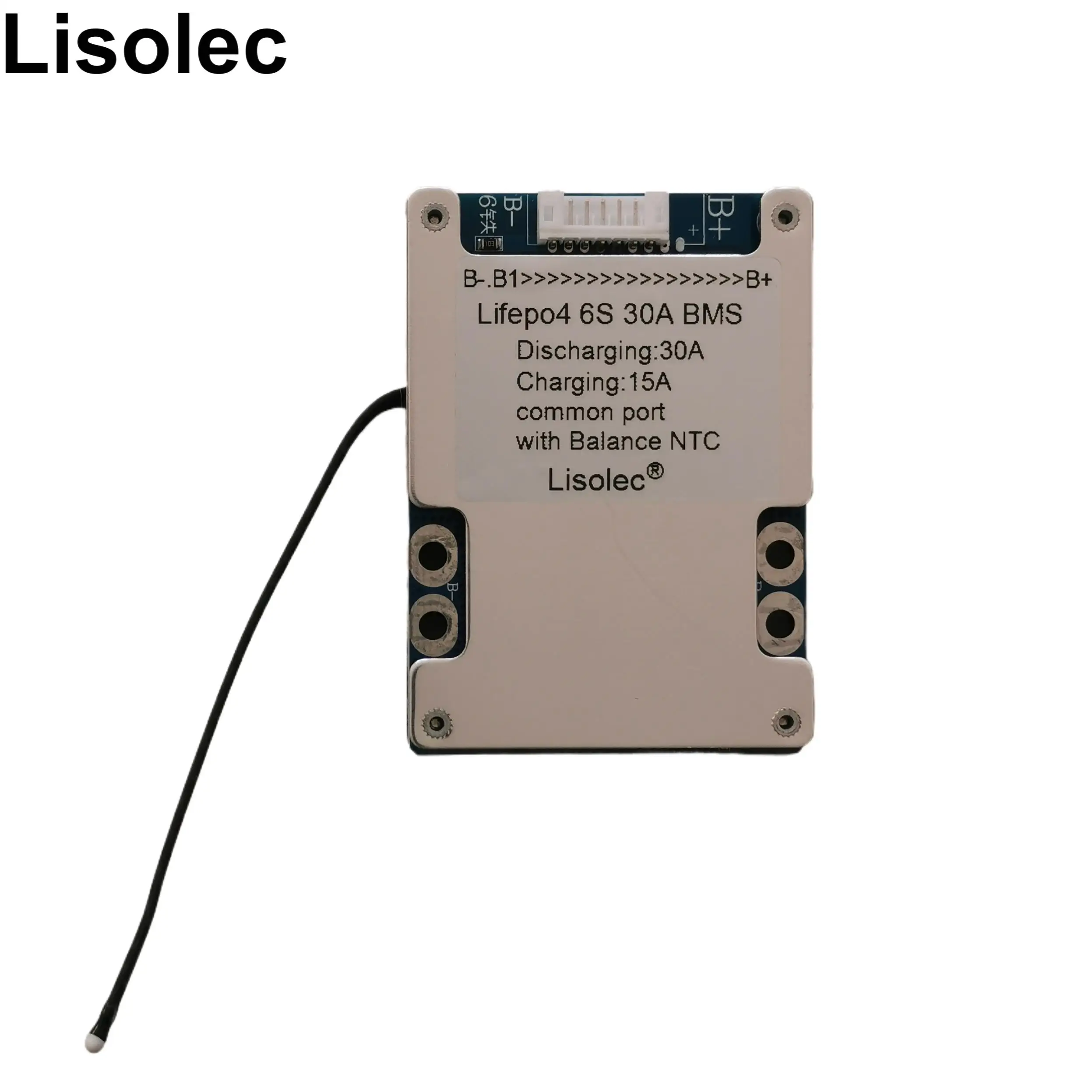 Placa de circuito de protección de temperatura Lifepo4 BMS 6S 15A 20A 25A con Balance NTC, módulo de placa de protección de carga de batería 18650