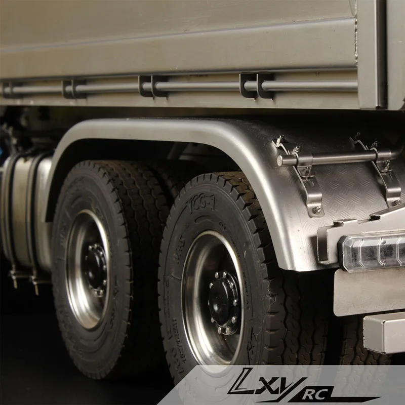 Maßstab 1:14 2 Stück Metallsimulation Metallkotflügel für Tamiya RC Truck SCANIA 770S R620 VOLVO BENZ Arocs MAN TGX Autozubehör