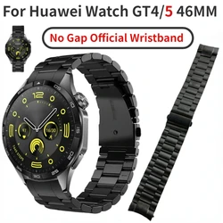 No Gaps Official Wristband for Huawei Watch GT5/4 46MM Original Replaceable Bracelet Belt for Huawei GT4 Metal Strap Accessories
