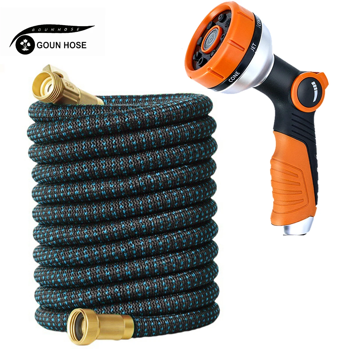 

1pc Expandable Garden Hose Magic Car Hose High Pressure Water Gun Home Garden Watering Hose Gardening Irrigation Tool GOUN HOSE