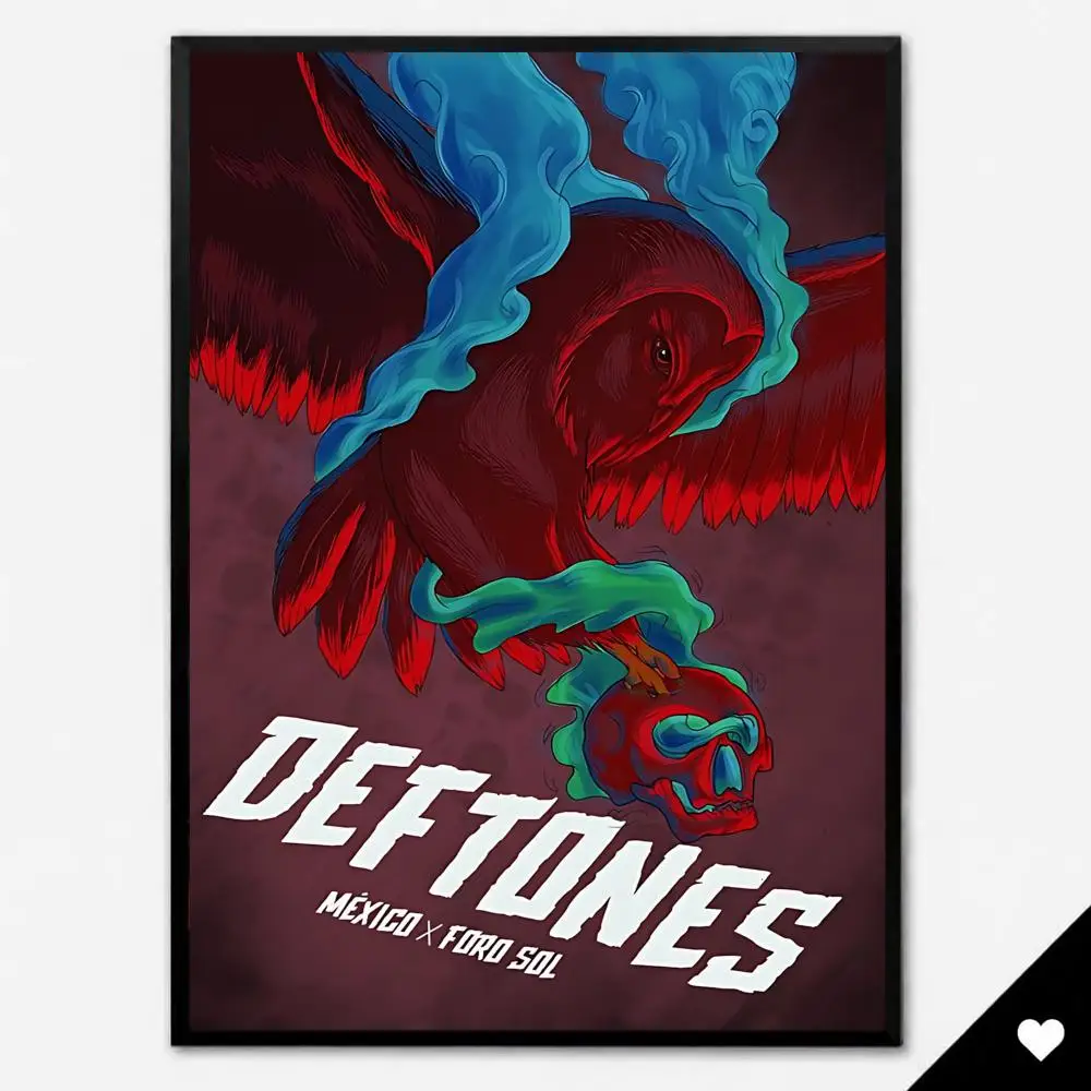Band Metal D-Deftones Poster HD, abnehmbare Wandkunst, Geschenk für Schlafzimmer, Wohnzimmer, Studentenwohnheim, Büro, Gaming-Café, Bars – Detail 23