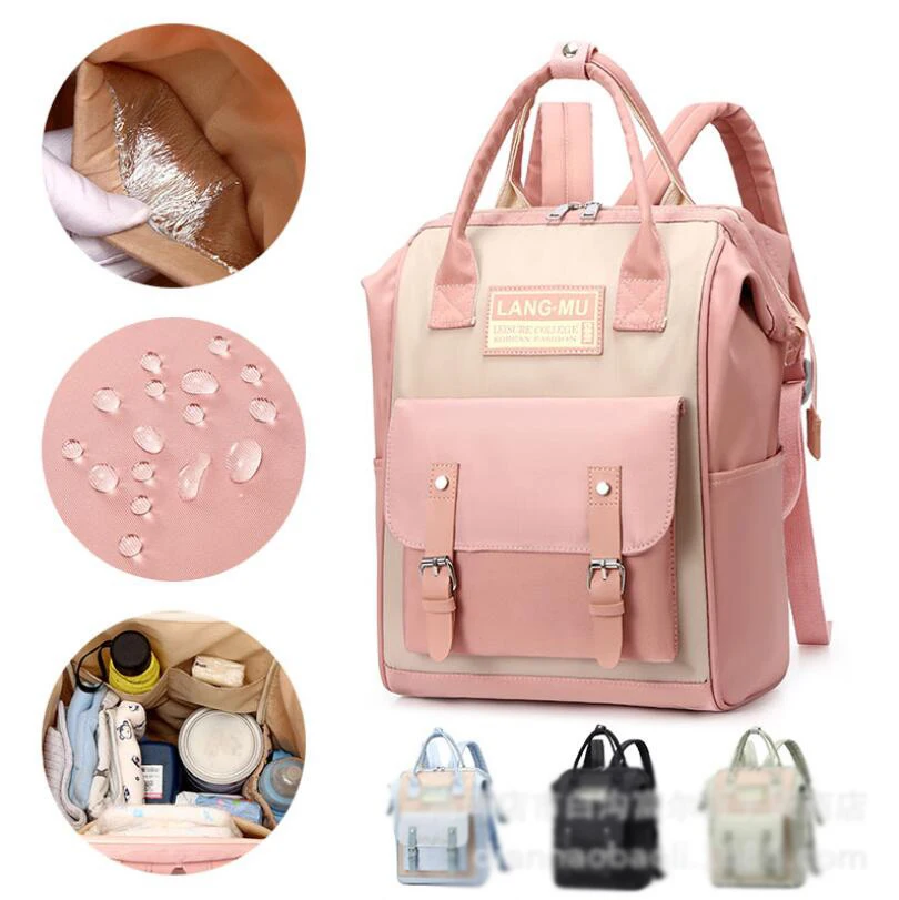 Baby Nappy Bag Large Capacity Mommy Bag Waterproof Backpack Diaper Bags Maternity Packages Pacotes De Maternidade Mochilas