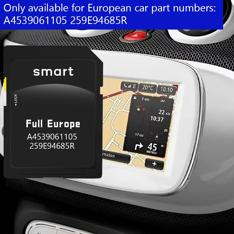 

КАРТА UPDATE UK&EU ДЛЯ SMART 453, COOL и SD-карты NAVIGATION MEDIA 2023/2024