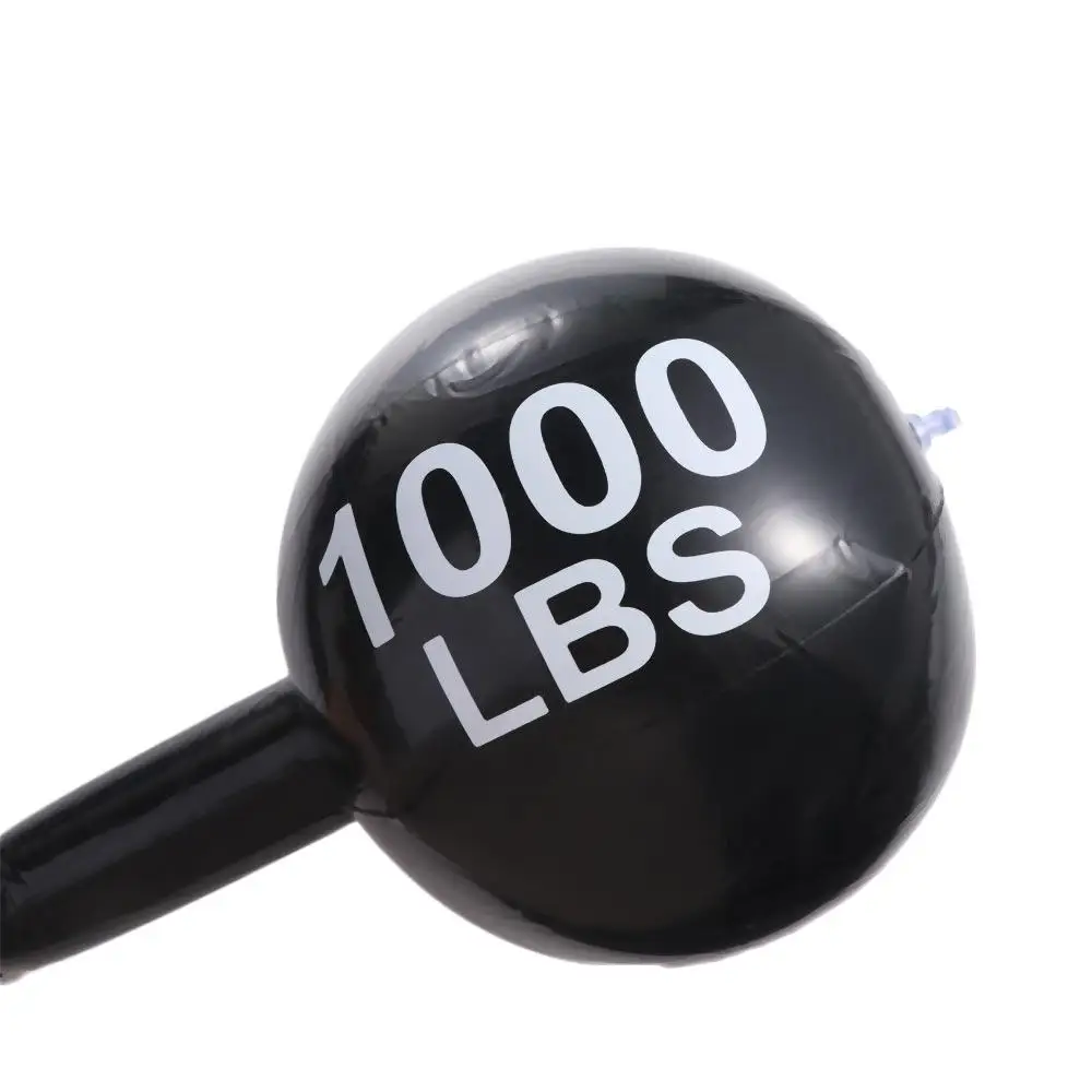 Ginásio fontes de festa decoração de festa fitness haltere brinquedos infláveis barbell brinquedos engrossado brinquedo esportivo balão inflável