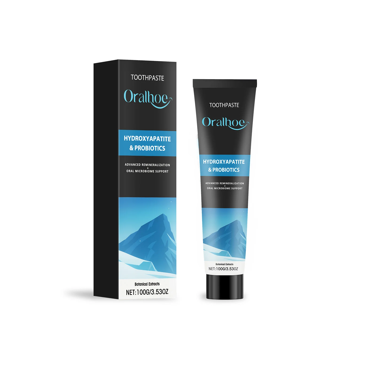 Hydroxyapatit-Zahnpasta reduzieren Kaffee- und Teeflecken, Zahnaufhellung, entfernen Mundgeruch, verhindern Karies, Aufhellung, Zahnpasta