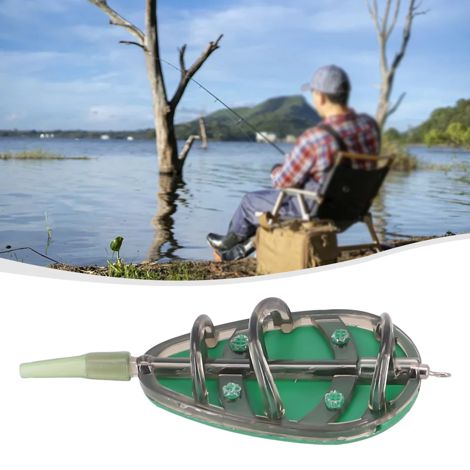 20~100g Inline Method Feeder Or Mould For Carp Fishing Tackle Tool Method Feeder Fishing Tackle Tool Method Feeder Fishing Parts