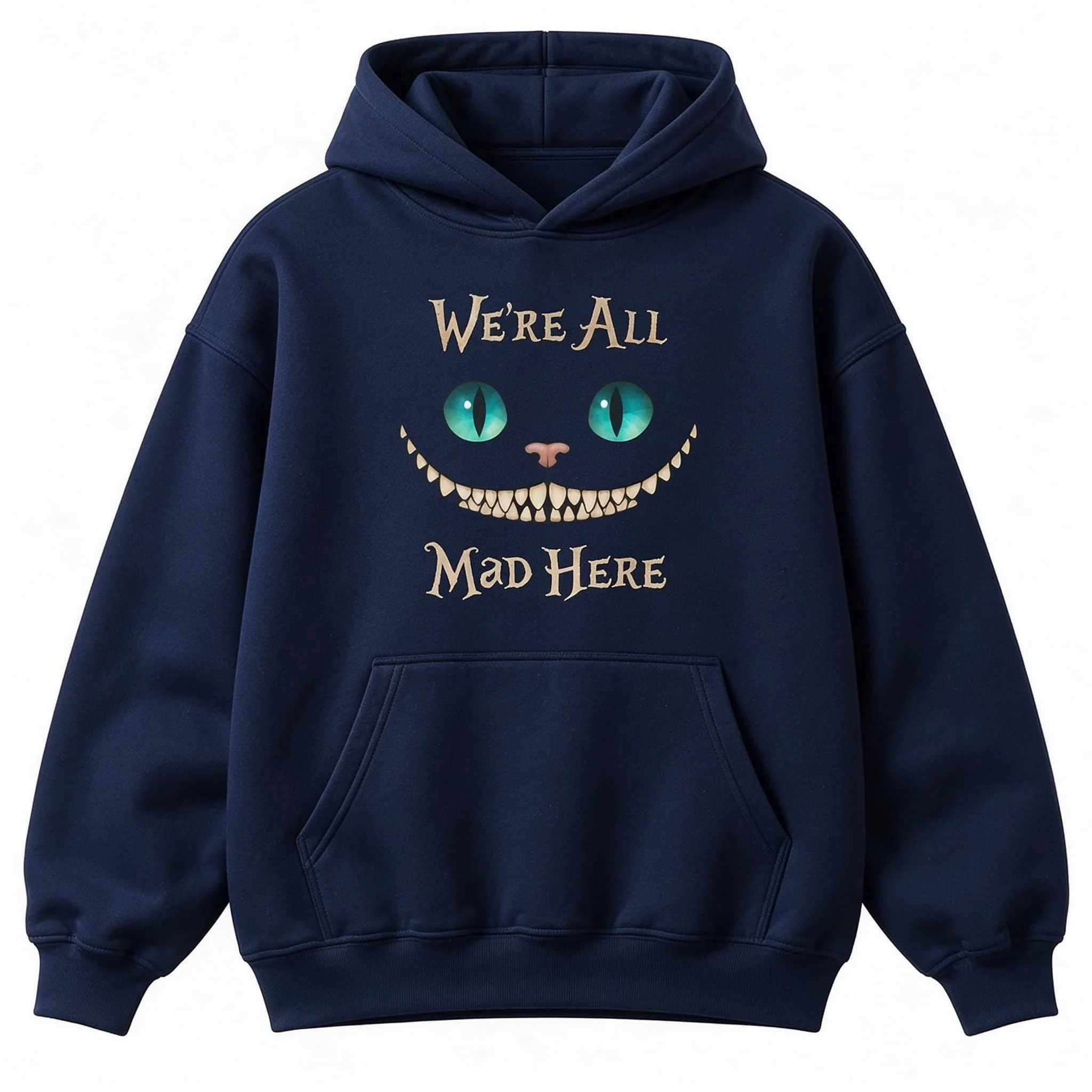 Alice im Wunderland Cheshire-Katze Herbst Winter Verrückter Herren-Hoodie Damen-Sweatshirt Pullover Top Kinder Baumwolle Kinder-Baumwoll-Hoodie – Detail 13