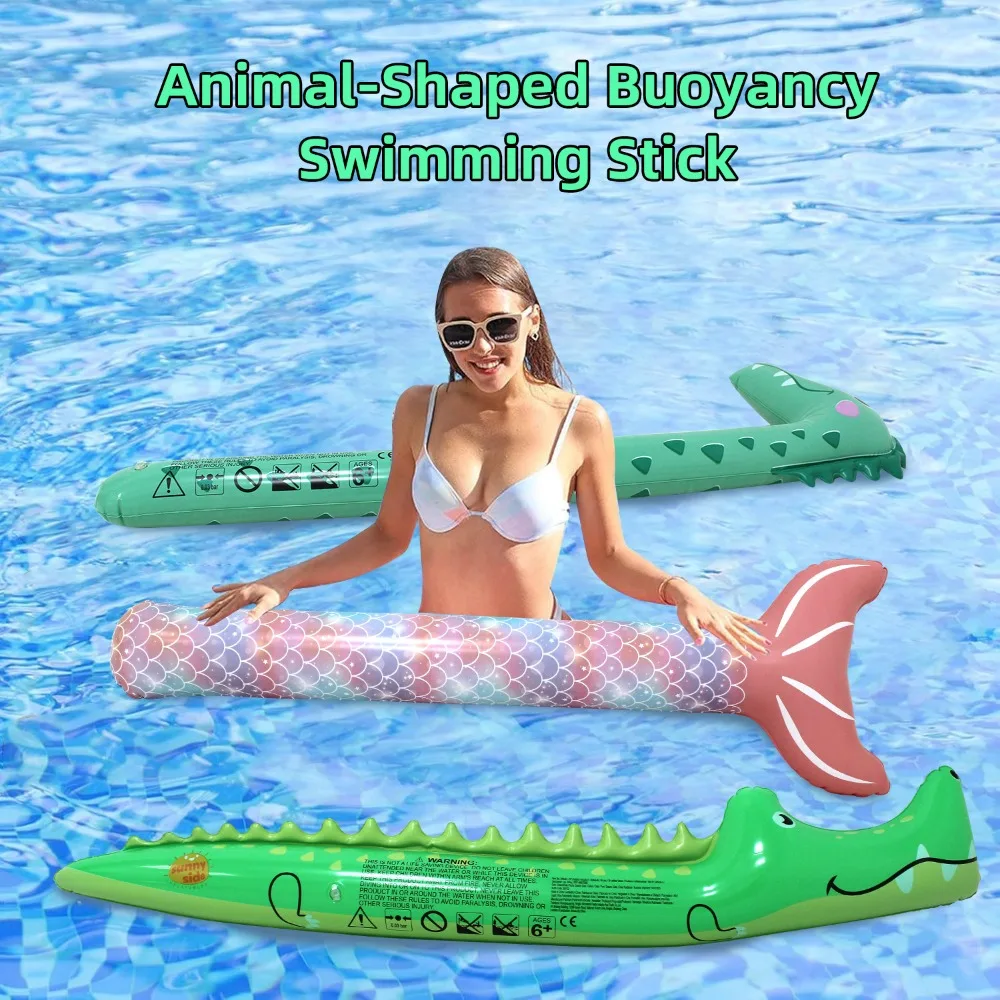 

Детские игрушки для плавания Fanceey, надувные водные пособия, игрушки для водных игр, надувные животные, плавающие палочки для плавания