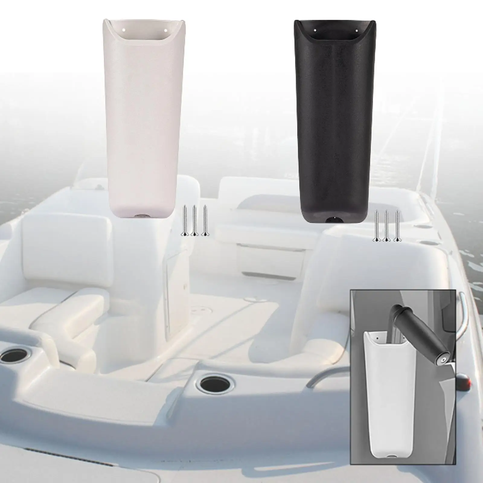 

Winch Handle Holder Easy Installation Boat Self Draining Winch Handle Pocket