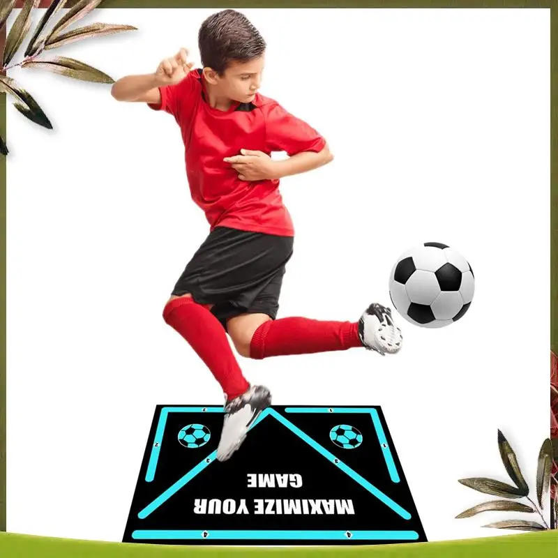 

Reliable-Training Pad Soccer Step Training Mat Silent Non-Slip Shock Absorption Footstep Training Mat