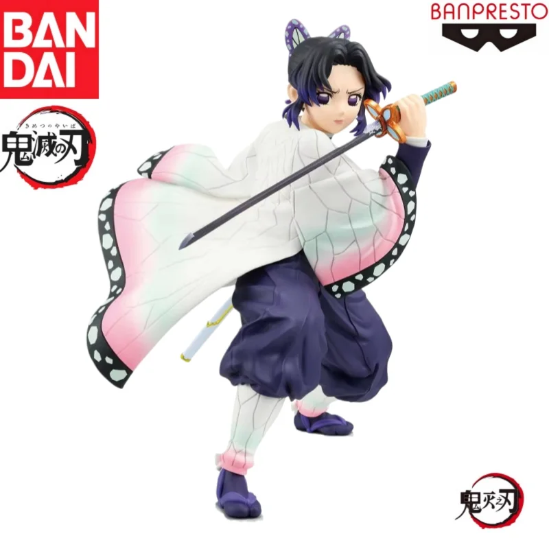 

В наличии оригинальные Bandai Kimetsu No Yaiba Kochou Shinobu персонажи аниме модель игрушки фигурка гаражные коллекционные украшения