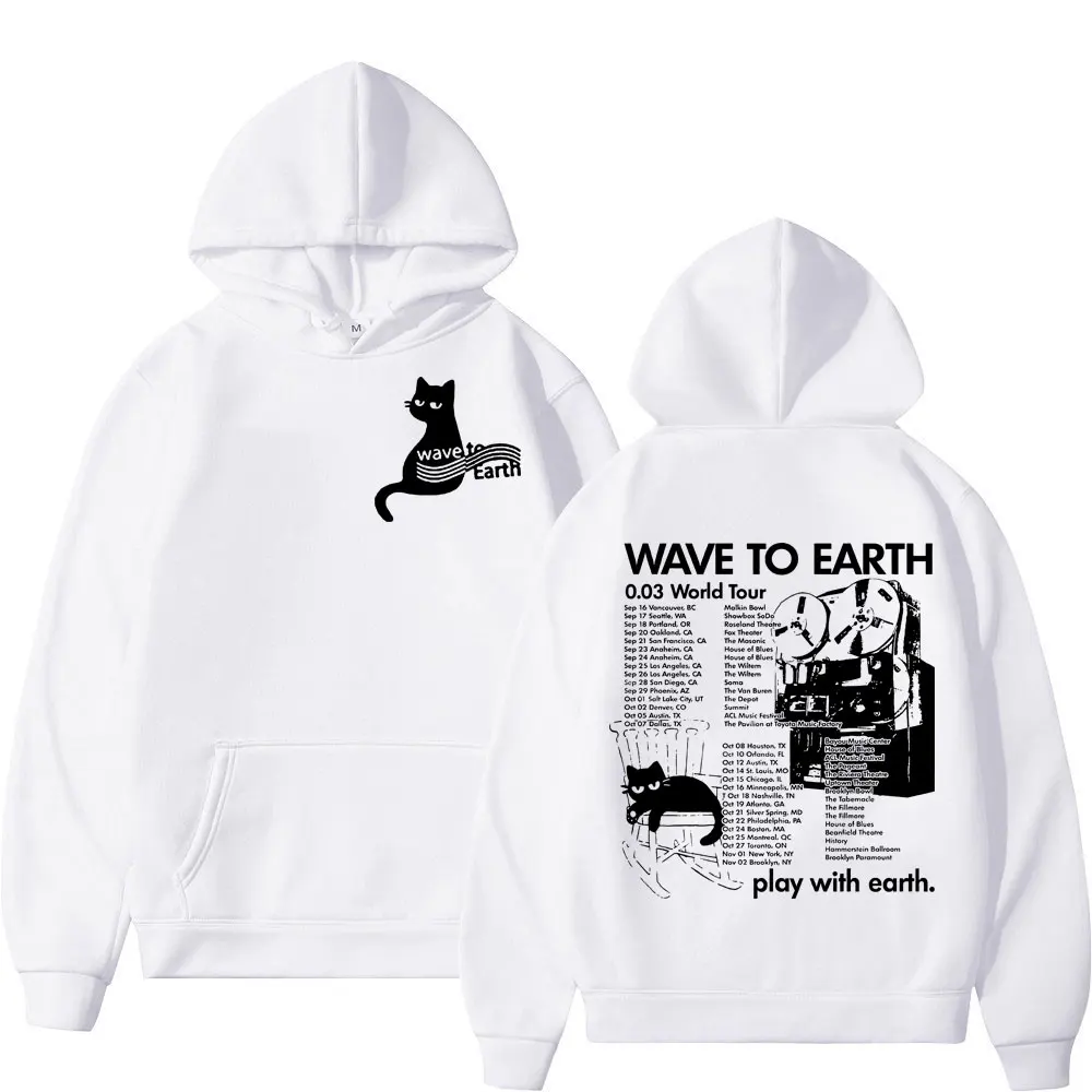 Wave To Earth Play with Earth! 0.03 World Tour Hoodie Men's Women's Harajuku Kpop Sweatshirts Fashion Hip Hop Vintage Pullovers