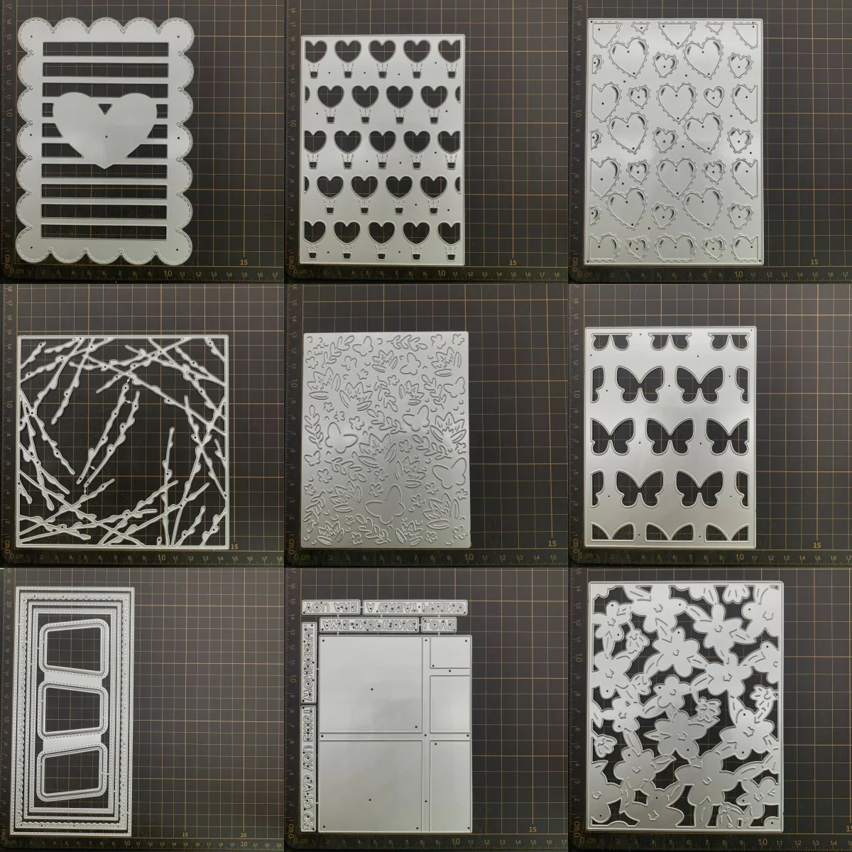 

9 kinds Heart Butterfly Frame Metal Cutting Dies Stencils For DIY Scrapbooking Decorative Embossing Handcraft Die CutsTemplate
