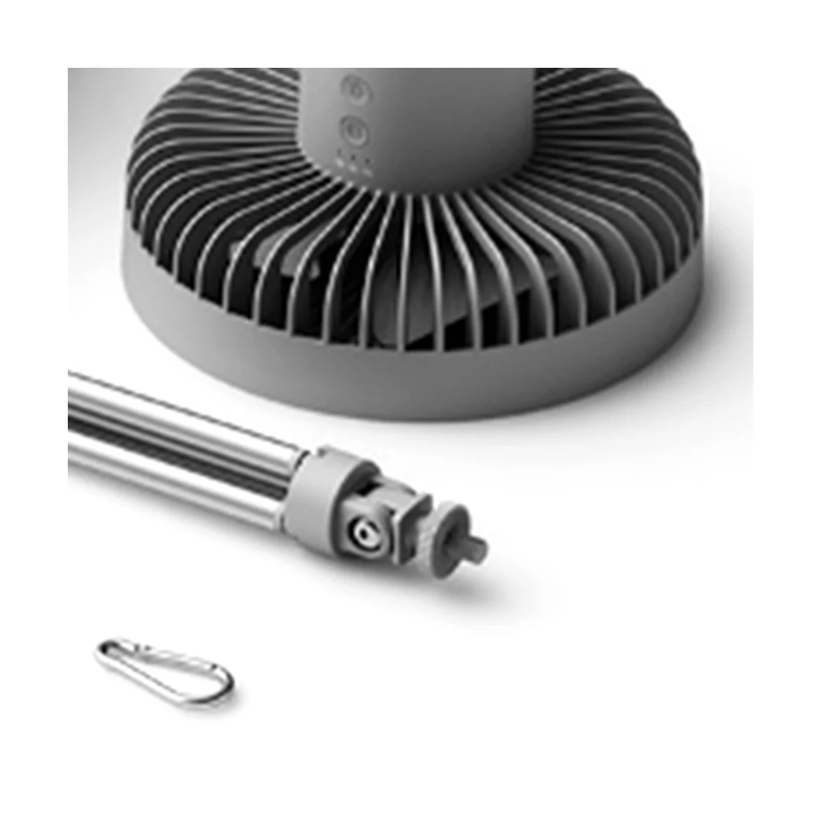 Outdoor Camping พัดลมโคมไฟ USB พัดลมตั้งพื้นขาตั้งกล้องพัดลมตั้งโต๊ะหอพัก MINI เต็นท์พัดลมเพดาน