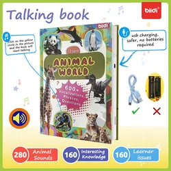 biidi English Language Audio Learning Book Electronic Reading Point Books For Children's Early Education and Puzzle Studying Toy