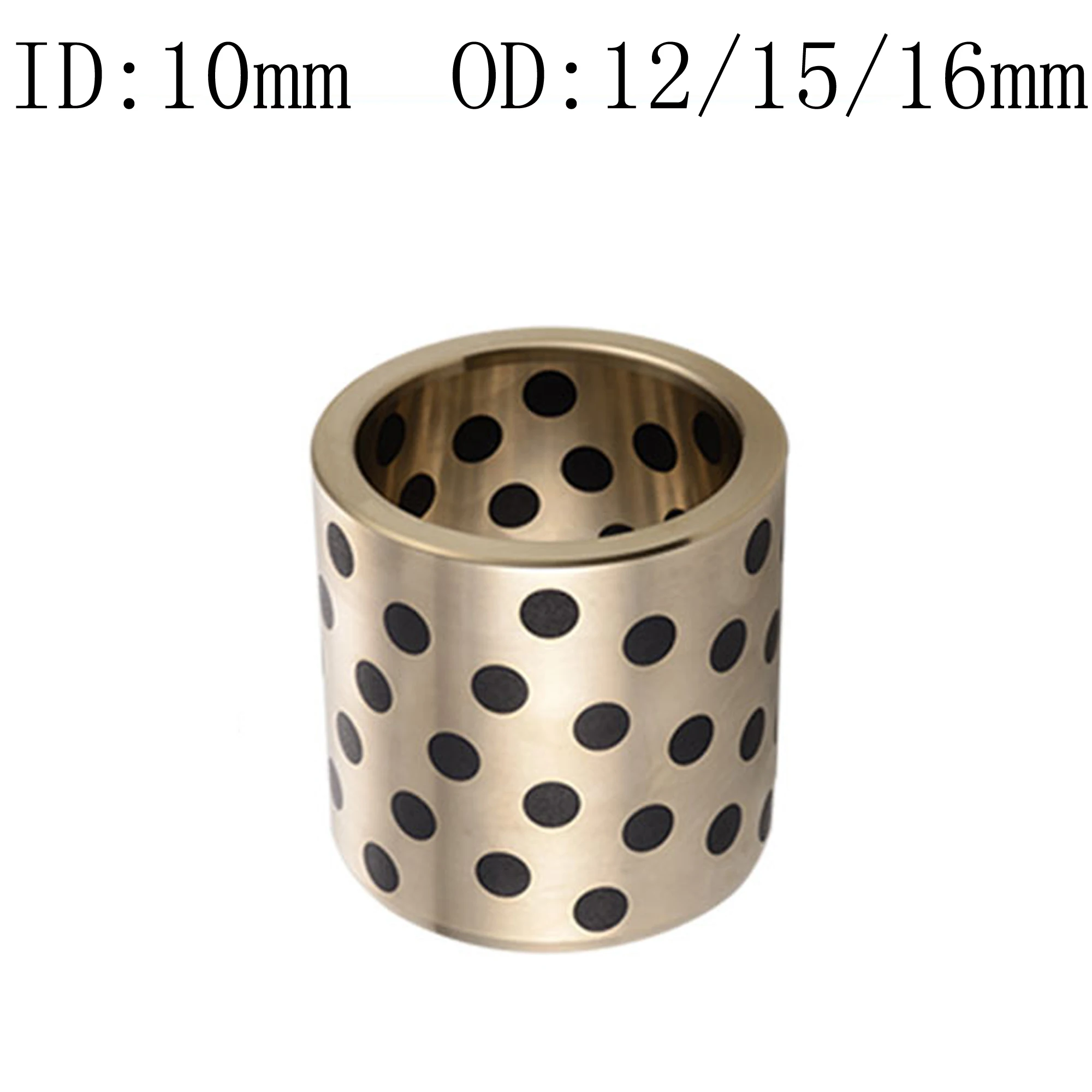 MPBZ JDB ID 10MM OD 12 15 16 H 8 10 12 15 16 20 25 40 Linear Graphite Copper Set Bearing Bushing Oil Self-Lubricating MPBZU Bush