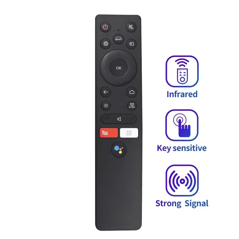 Reemplazo de Control remoto RC890 para Casper Android TV Voice para HG5000 50UG6000, funciona con TV AC Audio proyector