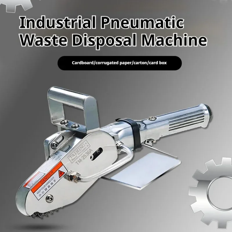 Máquina peladora neumática de cartón, herramienta de corte de bordes de papel, descarga de residuos, herramienta de recorte de cartón corrugado, 12CFM