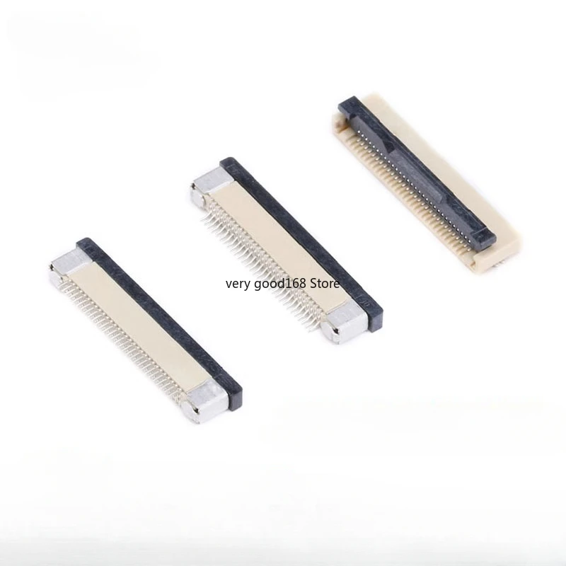 10pcs FFC FPC connector 0.5mm 6/8/10/12/14/16//20/24/30/34/40/50 Pin Flip Type Ribbon Flat Connector Bottom Contact