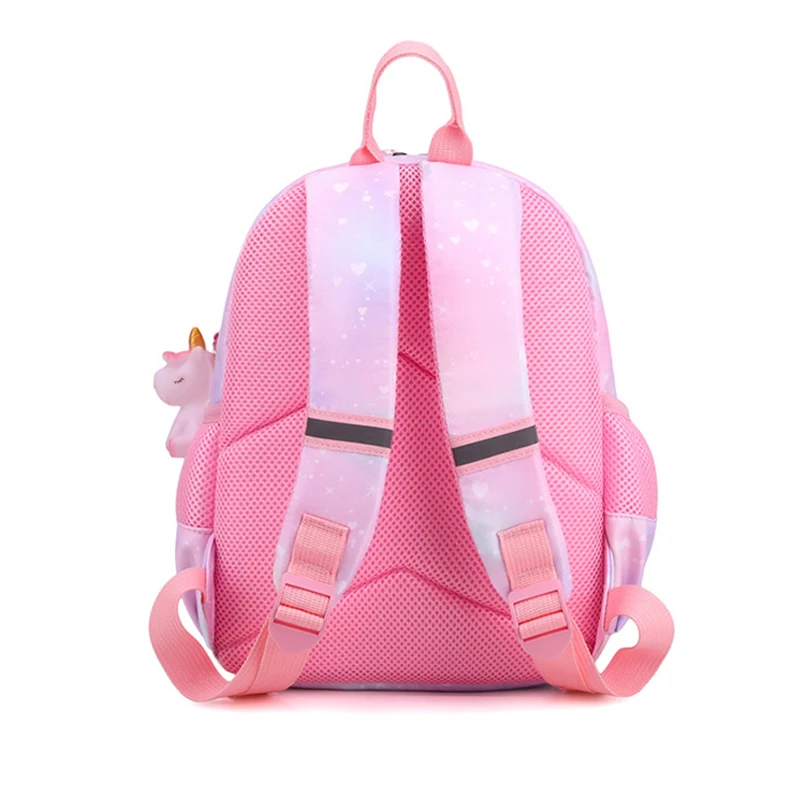 Unicorn Backpack Girls Cartoon Princess SchoolBags Kid Satchels Kindergarten Bookbag teen Send keychain Mochila Infantil Escolar