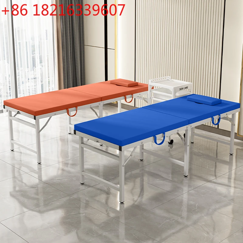 Foldable massage treatment bed Household portable portable bed